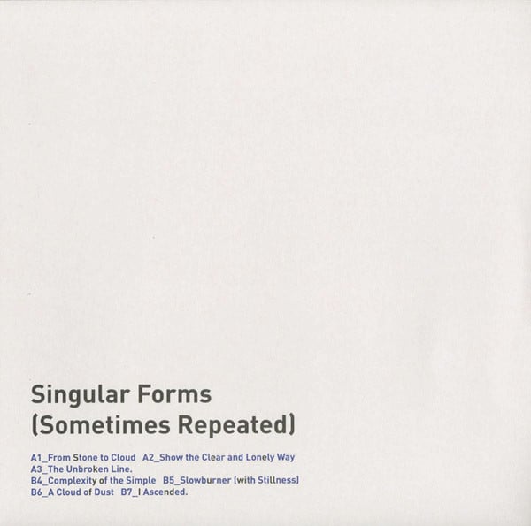 Cover of Singular Forms (Sometimes Repeated) by Sylvain Chauveau
