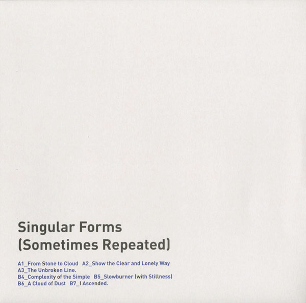 Cover of Singular Forms (Sometimes Repeated) by Sylvain Chauveau