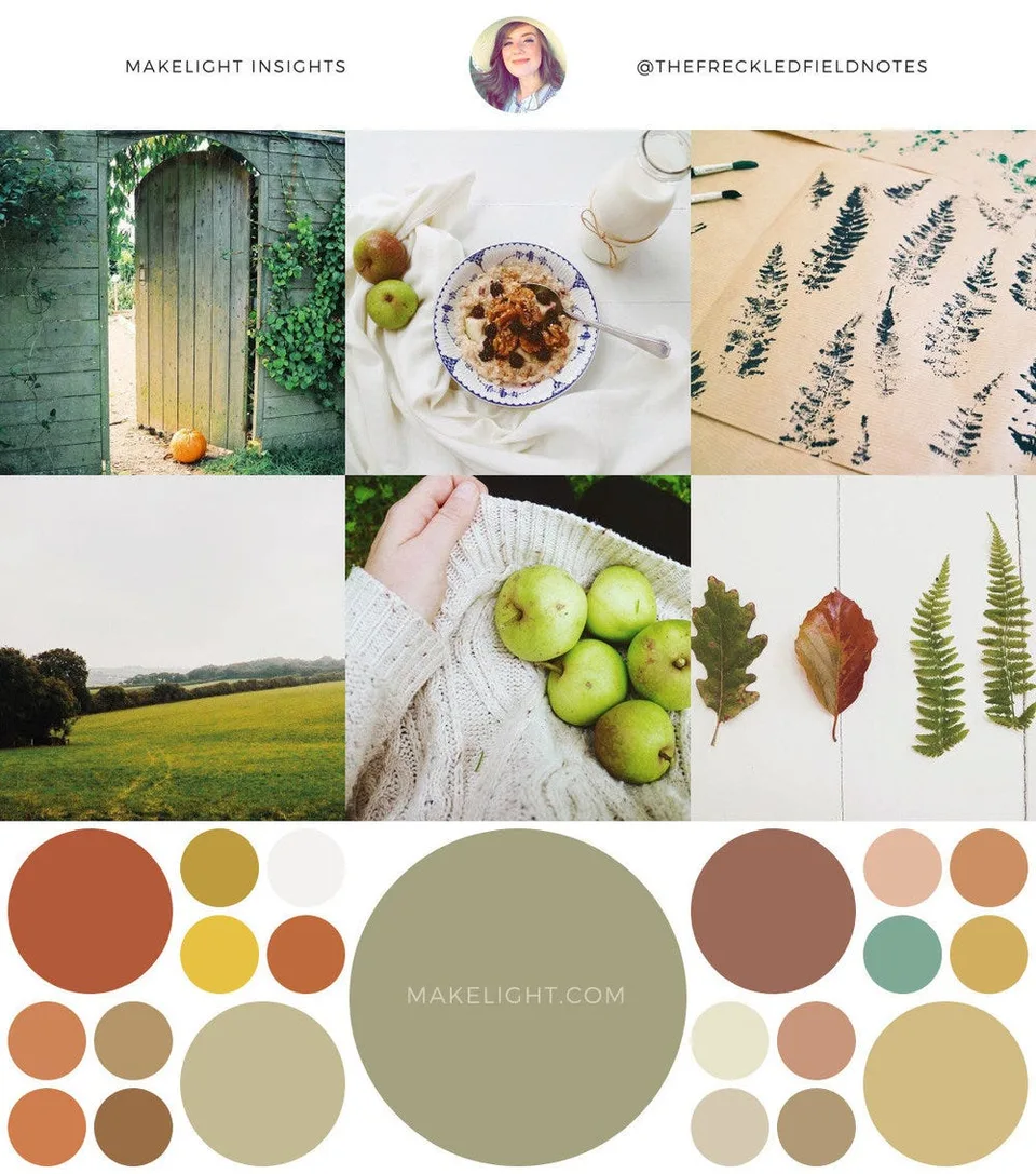 Our Instagram Analytics tool, Makelight Insights, works out your monthly colour palette