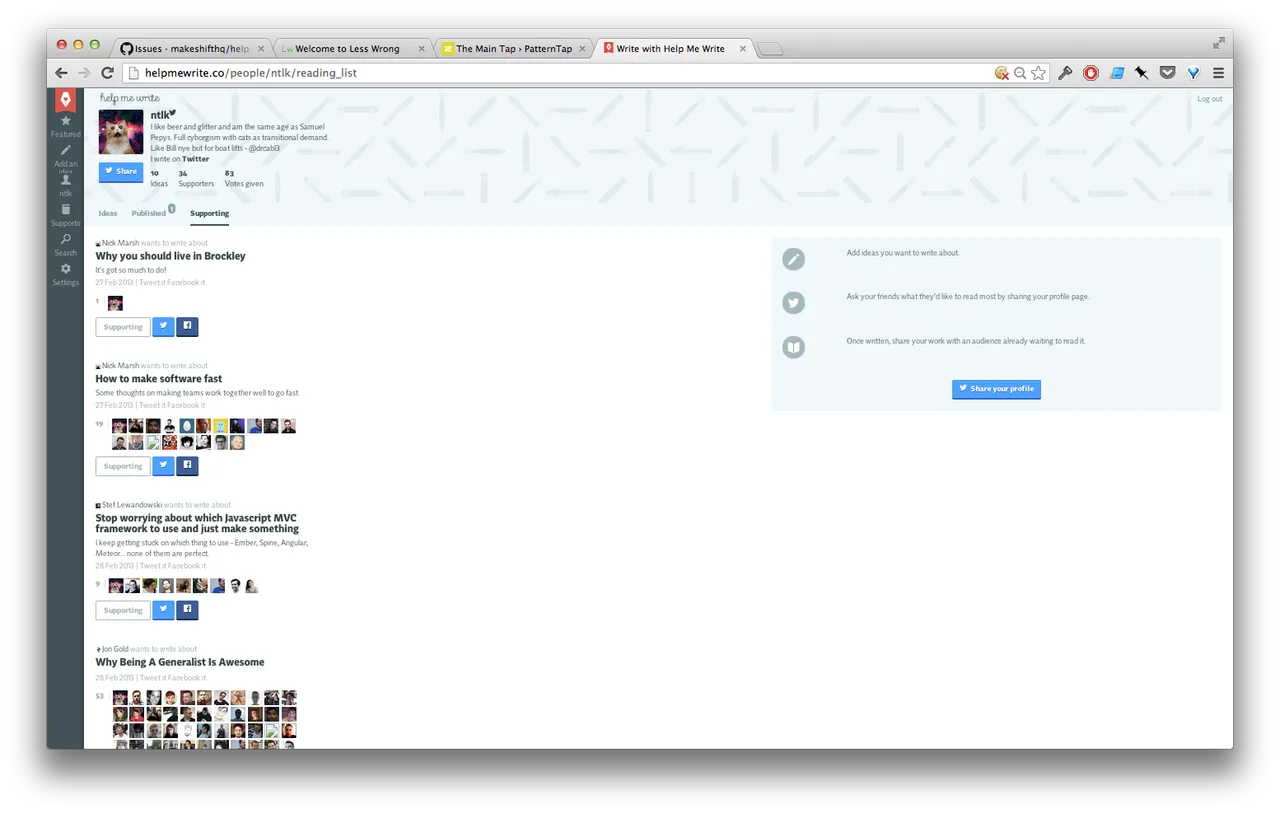 Screenshot 1 of 2, Help Me Write