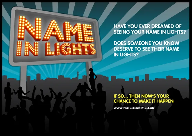 Image 1 from the original post, Name in Lights