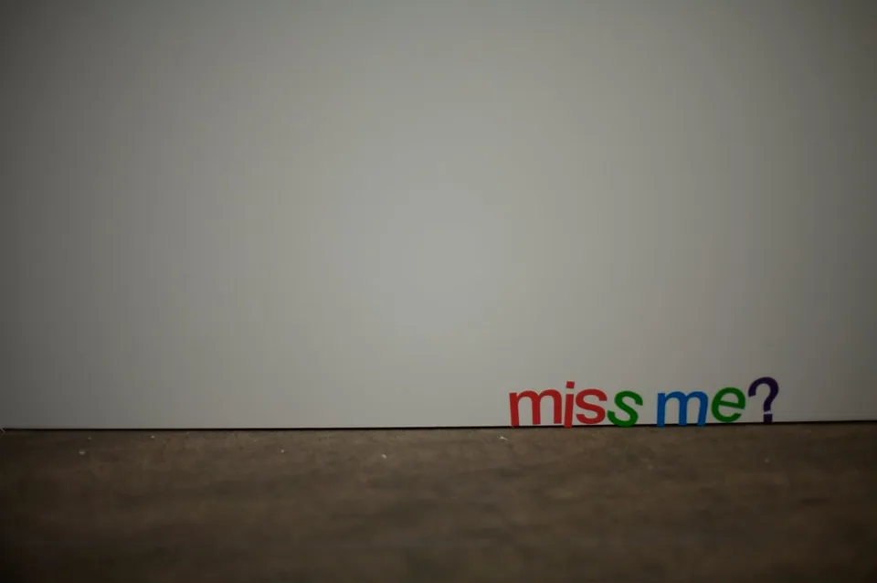 Found type: 'miss me?'