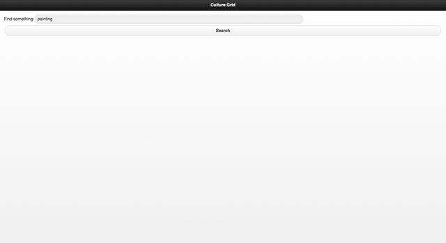 Archived screenshot of Culturegrid