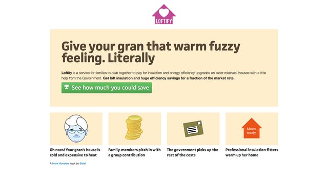 Archived screenshot of Loftify
