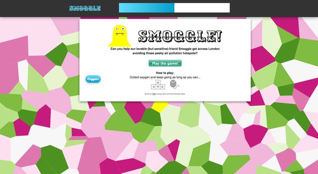 Archived screenshot of Smoggle
