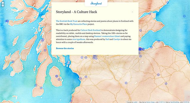 Archived screenshot of Storyland